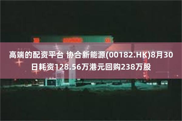 高端的配资平台 协合新能源(00182.HK)8月30日耗资128.56万港元回购238万股