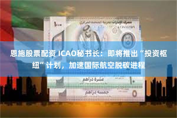 恩施股票配资 ICAO秘书长：即将推出“投资枢纽”计划，加速国际航空脱碳进程